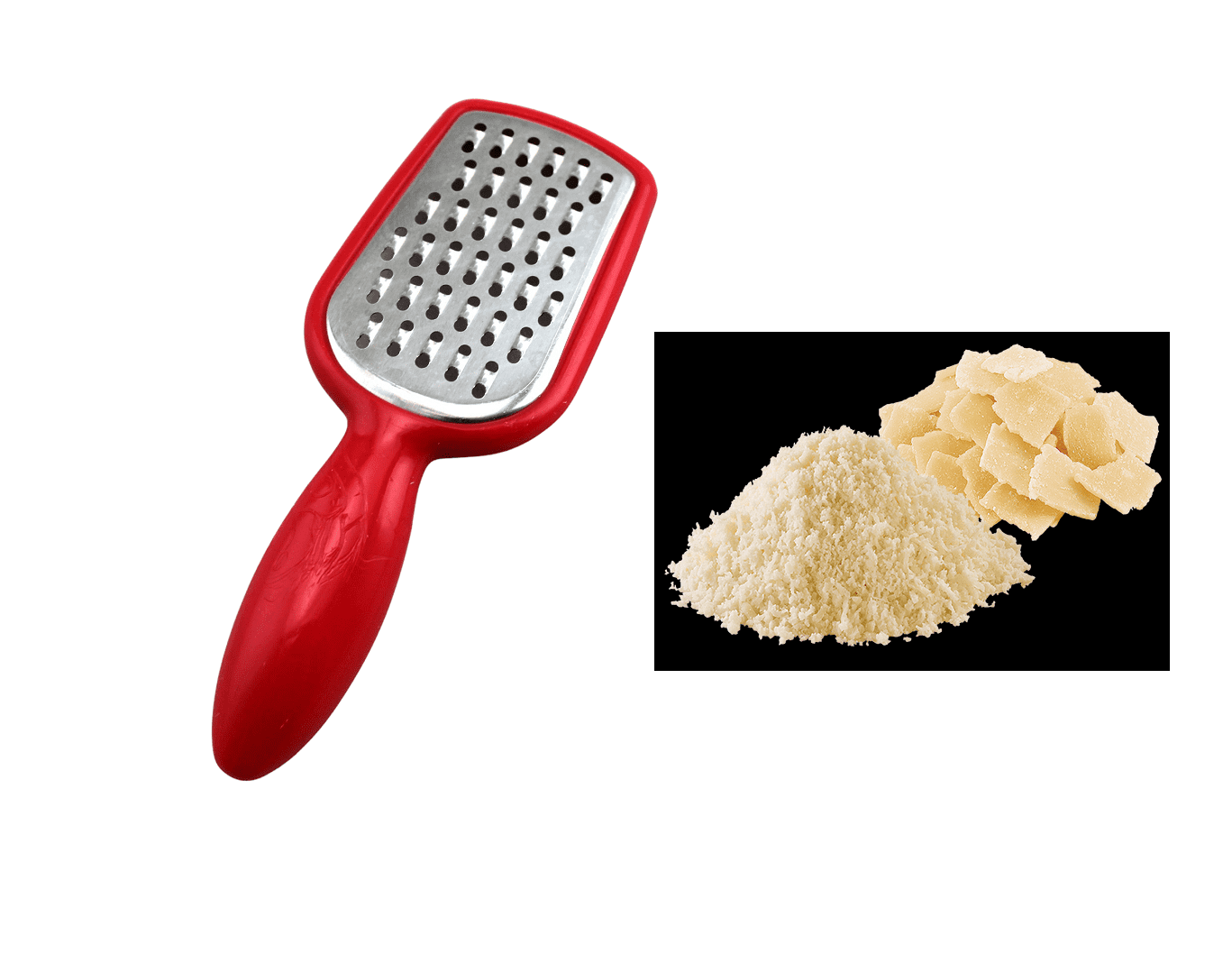 2 Pack Stainless Steel Mini Grater Cheese Garlic Nutmeg Chocolate 5" by Dependable Industries